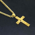 Men's Cross Necklaces in Stainless Steel by DailySale