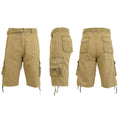 Men's Distressed Vintage Belted Cargo Utility Shorts by DailySale