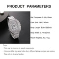Men's Fashion Elegant High-End Analog Zinc Alloy Watch with Rhinestones by DailySale