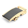 Mens Genuine Leather Sliding Buckle Belt by Boutique 23