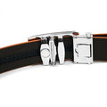 Mens Genuine Leather Sliding Buckle Belt by Boutique 23