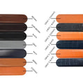 Mens Genuine Leather Sliding Buckle Belt by Boutique 23