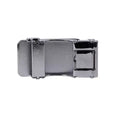 Men's Genuine Leather Sliding Buckle Ratchet Belt by Boutique 23