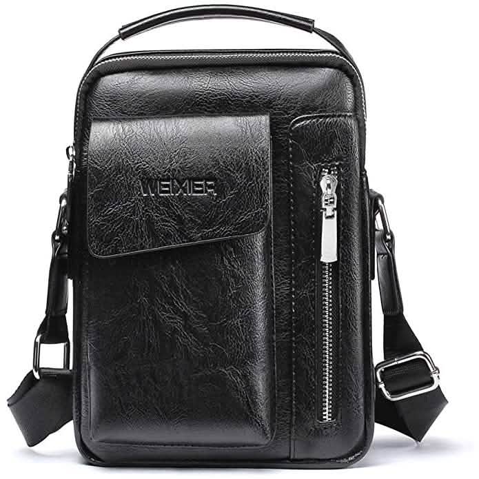 Men's Leather Handbag Small Crossbody Shoulder Bags by DailySale