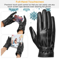 Men's Leather Winter Gloves Touchscreen by DailySale