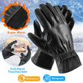 Men's Leather Winter Gloves Touchscreen by DailySale