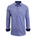 Men's Long Sleeve Slim Fitting Gingham Pattern Dress Shirts by DailySale