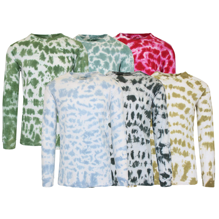 Men's Long Sleeve Tie-Dye Cotton Tee by DailySale