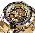 Mens Mechanical Skeleton Automatic Dial Wristwatch by DailySale