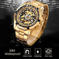 Mens Mechanical Skeleton Automatic Dial Wristwatch by DailySale