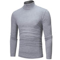 Men's Pure Color T-Shirt Thermal Mock Turtleneck Long Sleeve Tops by DailySale