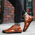 Men's Sandals Cowhide Breathable Casual Beach Walking Shoes by DailySale