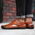 Men's Sandals Cowhide Breathable Casual Beach Walking Shoes by DailySale