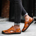 Men's Sandals Cowhide Breathable Casual Beach Walking Shoes by DailySale