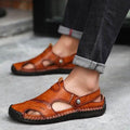 Men's Sandals Cowhide Breathable Casual Beach Walking Shoes by DailySale