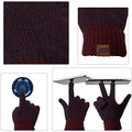 Men's Scarf and Beanie Hat Themal Gloves Set by DailySale