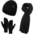 Men's Scaves and Beanie Hat Themal Gloves Set by DailySale