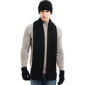Men's Scaves and Beanie Hat Themal Gloves Set by DailySale