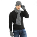 Men's Scaves and Beanie Hat Themal Gloves Set by DailySale