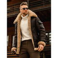 Men's Shearling Coat Winter Jacket by DailySale