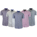 Men's Short Sleeve Slim-Fit Casual Dress Shirts by DailySale