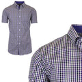 Men's Short Sleeve Slim-Fit Casual Dress Shirts by DailySale