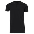 Men's Slim Fitting Short Sleeve Henley Slub Tee by DailySale