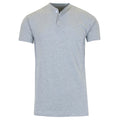 Men's Slim Fitting Short Sleeve Henley Slub Tee by DailySale