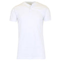Men's Slim Fitting Short Sleeve Henley Slub Tee by DailySale