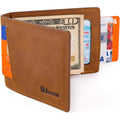 Men's Slim Leather Wallet with Money Clip Bifold Minimalist RFID Blocking Card by DailySale
