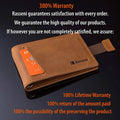 Men's Slim Leather Wallet with Money Clip Bifold Minimalist RFID Blocking Card by DailySale