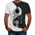 Men's T shirt Graphic 3D Skull Print Short Sleeve Casual Tops by DailySale
