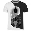 Men's T shirt Graphic 3D Skull Print Short Sleeve Casual Tops by DailySale