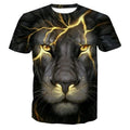 Men's T-Shirt Graphic Animal Plus Size Print Short Sleeve Halloween Tops by DailySale
