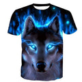 Men's T-Shirt Graphic Animal Plus Size Print Short Sleeve Halloween Tops by DailySale