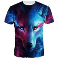 Men's T-Shirt Graphic Animal Plus Size Print Short Sleeve Halloween Tops by DailySale
