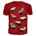 Men's T-Shirt Graphic Simulation Short Sleeve Casual Tops by DailySale