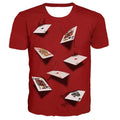 Men's T-Shirt Graphic Simulation Short Sleeve Casual Tops by DailySale