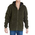 Men's Thick Sherpa Lined Full Zip Hoodie Jackets by DailySale