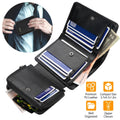 Men's Trifold Clutch Leather Wallet ID Card Holder by DailySale