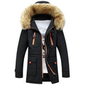 Men's Winter Hooded Down Coat Parkas by DailySale