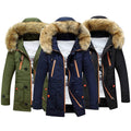Men's Winter Hooded Down Coat Parkas by DailySale