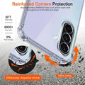Merchsection Shockproof Clear TPU Soft Case for Samsung Galaxy A56 A36 A26 by Merchsection