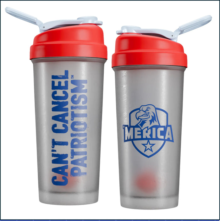 'Merica Labz Can't Cancel Patriotism Shaker, 28oz by PoorBoySupplements.com