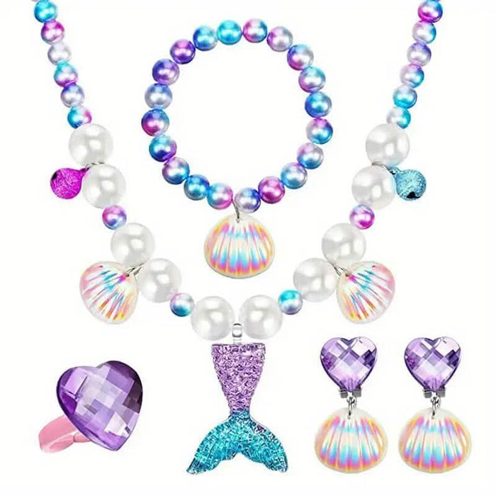 Mermaid-Themed Jewelry Set for Youngsters by DailySale