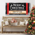 Merry Christmas And A Happy New Year Sign by Tailored Canvases