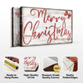 Merry Christmas Sign X by Tailored Canvases