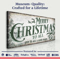 Merry Christmas To All And Goodnight Sign II by Tailored Canvases