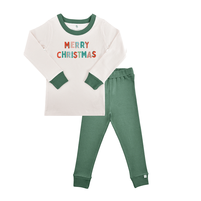 pajamas | merry christmas green by Finn + Emma