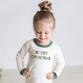 pajamas | merry christmas green by Finn + Emma